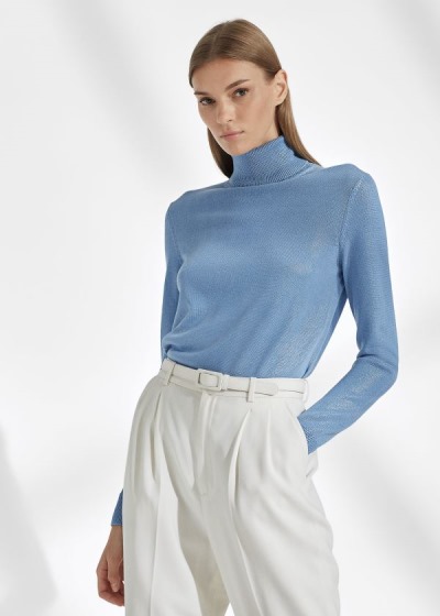 Suéter Ralph Lauren Lacquered Turtleneck Mulher 09743-XNWC